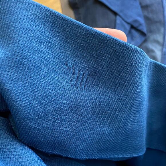 Lululemon Athletica Seamlessly Street Crop Legging Ombre Blue Ocean Size 10 - Picture 11 of 11